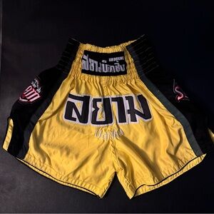 Siam Muay Thai Boxing Shorts Kickboxing Size L